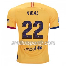 Maillot de Foot Barcelone Arturo Vidal 22 Exterieur 2019/20